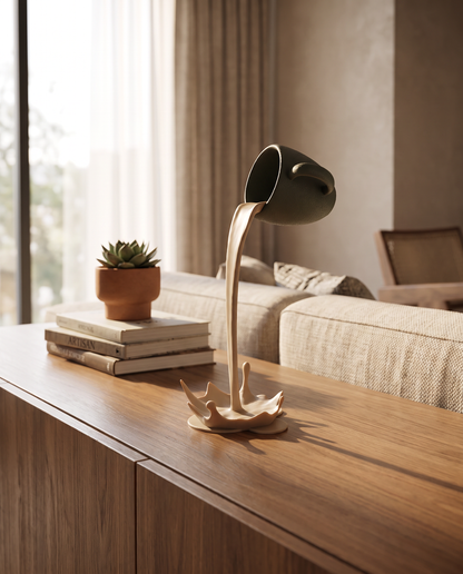 Cascade sculptural centerpiece by EL Faro, alternate angle